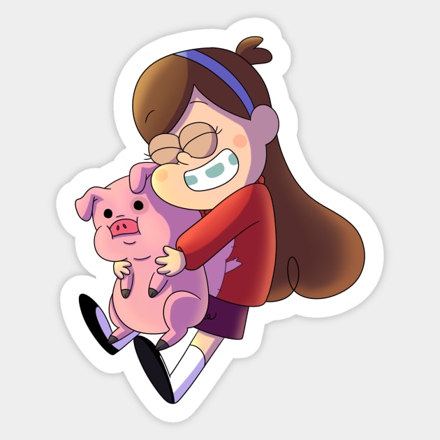 Mabel and Waddles Sticker by archervale